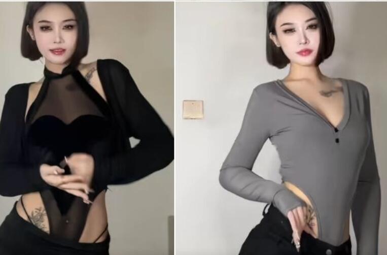 【快手】封疆瑶———短发纹身婊，一对一福利！